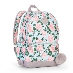No Boundaries mint flora Backpacks